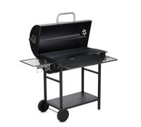 Fire Mountain Bromo Charcoal Barrel BBQ Grill - Large Outdoor Barbecue, 71 x 36 cm Cooking Area, Warming Rack & Built-In Temperature Gauge | Garden Grill for Smoking, Roasting & Searing, Serves 6+