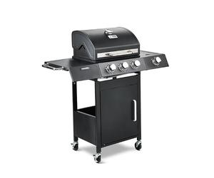 Fire Mountain Cascade 4 Burner Gas BBQ Side Burner Cast Iron Grill