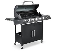 Fire Mountain Cascade 7 Burner Premium Gas BBQ Cast Iron Grill