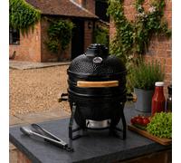 Fire Mountain Fuji 15'' Ceramic Kamado Grill - Black