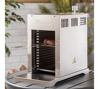 Fire Mountain Gas Steak Grill - Outdoor Grill, Stainless Steel Design, Portable Gas BBQ, Small Gas BBQ, Perfect for Small Barbecues, Multiple Rack Cooking, 41.5D x 23.4W x 49.5H cm