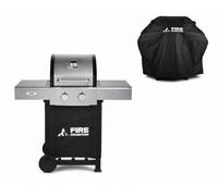 Fire Mountain Sierra 2 Burner Stainless Steel Gas Bbq (With Cover Included)