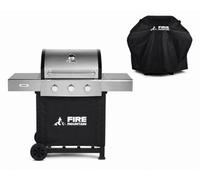Fire Mountain Sierra 3 Burner Stainless Steel Gas Bbq (With Cover Included)
