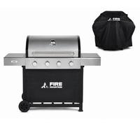 Fire Mountain Sierra 4 Burner Stainless Steel Gas Bbq (With Cover Included)