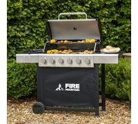 Fire Mountain Sierra 6 Burner Stainless Steel Gas Bbq, 14.4Kw