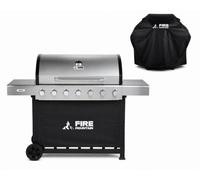 Fire Mountain Sierra 6 Burner Stainless Steel Gas Bbq (With Cover Included)