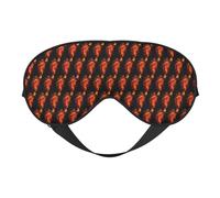 Fire Nude Woman Flame Printing Soft Dual-Use Sleep Blocks Light Efficiently Blackout Eye Mask for Sleeping