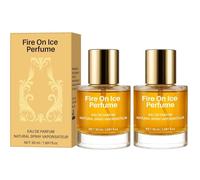 Fire On Ice, 50ml Perfume Oils for Men And Women, Eau de Parfum Body Spray for Unisex, Long-Lasting Fragrance, Refreshing Fragrance Mist, Travel Size for Daily (100ml, 2)