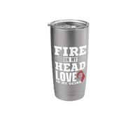Fire on My Head - Red Hair Red Head Redhead Stainless Steel Insulated Tumbler