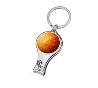 Fire Pattern Orange Color Nail Clippers Toenail Clipper Cutters Professional Nail Trimmer Nail Cuticle Cutter for Women Men