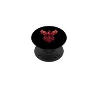 Fire Phoenix Bird Mythical Bird Rejuvenation Phoenix Rising PopSockets Adhesive PopGrip