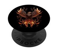 Fire Phoenix Bird Phoenix Reborn Firebird Phoenix PopSockets Adhesive PopGrip