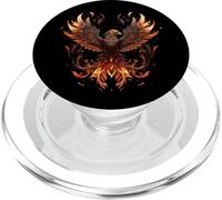 Fire Phoenix Bird Phoenix Reborn Firebird Phoenix PopSockets PopGrip for MagSafe