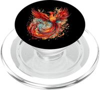 Fire Phoenix Bird Phoenix Rising Phoenix Rejuvenation Reborn PopSockets PopGrip for MagSafe
