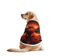 fire Phoenix Dog Clothes - Breathable Soft Dog Costume Pet Dogs, Fashionable and Comfortable T-Shirts for Medium and Large Dogs