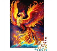 Fire Phoenix Mythic Jigsaw Puzzle Collectors Set 1000 Pieces Mind Relaxation Puzzle Puzzle 70x50cm/1000pcs