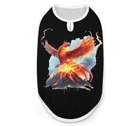 Fire Phoenixes Volcanoes Eruption Dog Shirt Pet Clothes Summer T-Shirts Sleeveless Tank Top for Small Puppy Cat