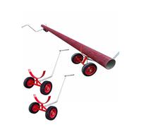 Fire Pipe Transporter - Pipe Dolly Mover with Explosion-Proof Tires for Industrial Use, Heavy-Duty Transport Truck for Pipes