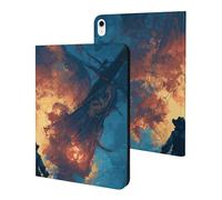 Fire Pirates Boat Treasure Chest Ship Case Compatible with iPad 10th (10.9in) 9th / 8th / 7th Generation (2021/2020/2019)