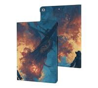 Fire Pirates Boat Treasure Chest Ship Case Compatible with iPad 10th (10.9in) 9th / 8th / 7th Generation (2021/2020/2019)