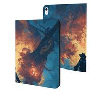 Fire Pirates Boat Treasure Chest Ship Case Compatible with iPad 10th (10.9in) 9th / 8th / 7th Generation (2021/2020/2019)