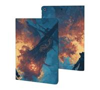 Fire Pirates Boat Treasure Chest Ship Case Compatible with iPad 10th (10.9in) 9th / 8th / 7th Generation (2021/2020/2019)