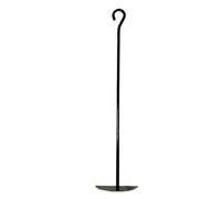 Fire Pit Ash Rake and Scraper, Heavy Duty Iron D Type Burning Ash Rake for Chimney Cleaning, Charcoal Grill, BBQ, Fire Pit, Smokehouse and Tool