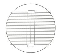 Fire Pit BBQ Grill Outdoor Garden Patio Barbecue Round Cooking Grate 72.5cm