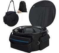 Fire Pit Carry Bag for Ciays Propane Gas Firepit 24 Inch, Portable Carrying Case for Ciays Fire Bowl with Separate Drawstring Rocks Bag and Large Pockets for Outdoor Camping Accessories- Bag Only