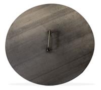 Fire Pit Cover Ø 81 Cm Protective Cover With Handles Weatherproof & Durable