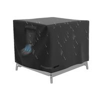 Fire Pit Cover - 30 Inch Waterproof Protective Shield, 77x77x64cm Heavy-Duty Outdoor Guard | Robust Material Weatherproof Lid for Backyard Patio Camping Porch Courtyard Garden Deck Terrace Home