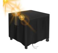 Fire Pit Cover, Fire Pit Cover for Stove | 420d Stove Campfire Cover - Heavy Duty Fire Pillar Tarpaulin, Burning Fire Oven Cover, Fireplace Grill, Square Fireplace Cover for Garden, Outdoor