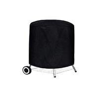 Fire Pit Cover, Firepit Cover Round Black Outdoor Grill Cover Fire Pit Stove BBQ Covers Waterproof Heavy Duty Garden 210D Cloth Electric Protection(70x70cm 210D)