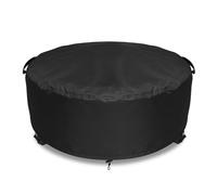 Fire Pit Cover for Solo Stove 52.6 Inch Fire Pit Surround Tabletop, Waterproof Weather-Resistant UV-Resistant Outdoor Fabric Firepits Cover Round Yukon Surround Table Protective Covers, 54" D x 20" H