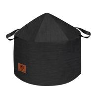 Fire Pit Cover for Solo Stove Bonfire Cover with Umbrella Structure Top, Waterproof Solo Stove Shield Accessories, Firepit Covers Round Outdoor 22x16 inch