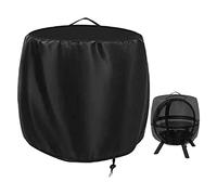 Fire Pit Cover - Onlyme Firepit Covers Waterproof Round, Firepit Cover for Outdoor Indoor Fireplace, 86x78cm