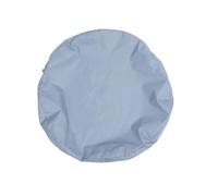 Fire Pit Cover Round 100Cm Black Oxford Fabric Fire Pit Cover Round Barbecue Grill Table Top Lid Heavy Duty Outdoor Fireplace Protector BBQ(Grey)