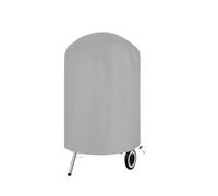 Fire Pit Cover Round Round BBQ Outdoor Pit Stove Cover,Oxford Cloth Grey Grill ,Brazier ,Barbecue Fire Basin Oven Hood,Dust(62x105cm)