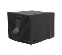 Fire Pit Cover, Waterproof, 77x77x64cm, Round Patio Firepits Cover, Outdoor Gas Fire Table Protector, Weather Resistant With Drawstring, For Porch Backyard And Deck Use