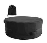 Fire Pit Cover, with Adjustable Handle, Dustproof, Windproof and Waterproof, Round Cover for Fire Bowl on the Patio, for Garden, Yard, Patio, Lawn, Meadow and