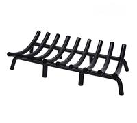 Fire Pit Grate - 23 Inch Fireplace Grate 3/4" Heavy Duty Firewood Stove Log Holder Rack Grates Solid Round Steel Indoor Outdoor Camping Chimney Hearth Wood Burning Fireplace Accessories Tools