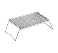 Fire Pit Grill Grate Height-Adjustable Cooking Device Made of Stainless | Foldable grill. Suitable for outdoor barbecues, in the garden, at home, when tailgating and on