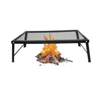 Fire Pit Grill Grate - Stable and High Strength for Intensive Use, Grill Grate for Fire in Camping - for Garden, Beach, Patio, Balcony, Camping BBQ and Picnic