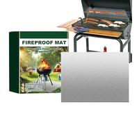 Fire Pit Mat, Grill Mats for Outdoor BBQ - Reliable High Temperature Resistant Carpet Protector, Foldable Portable Fireproof Blanket for Outdoor, Patio, Garden