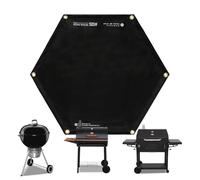 Fire Pit Mat, Stove Patio Mat - Outdoor Fireproof Mats Round Under The Fireplace | Outdoor Fireproof Portable Effective Mat for Protecting Patio Patio