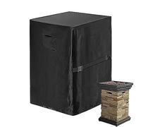 Fire Pit Rectangular, Waterproof Firepit - 420D Oxford Fabric Waterproof Firepit Covers With 2 Handles, Anti-wind PVC Coating 21x21x34inch Square Outdoor For Full Fukamou