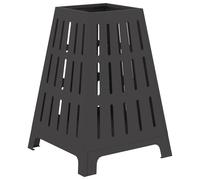 Fire Pit Steel Outdoor Heating Garden Terrace Fireplace Portable Source vidaXL