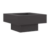 Fire Pit Steel Outdoor Square Pits Garden Heating Patio Gathering Decor vidaXL