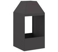 Fire Pit Steel Wood-Burning Fireplace Outdoor Heating Solutions Modern vidaXL