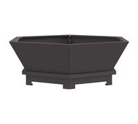 Fire Pit Steel Wood-Burning Outdoor Pits Stylish Grilling Portable for vidaXL